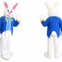 Blue Bunny Mascot Costume for Kids or Adults