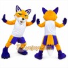 Yellow Fox Mascot Costume for Kids and Adults