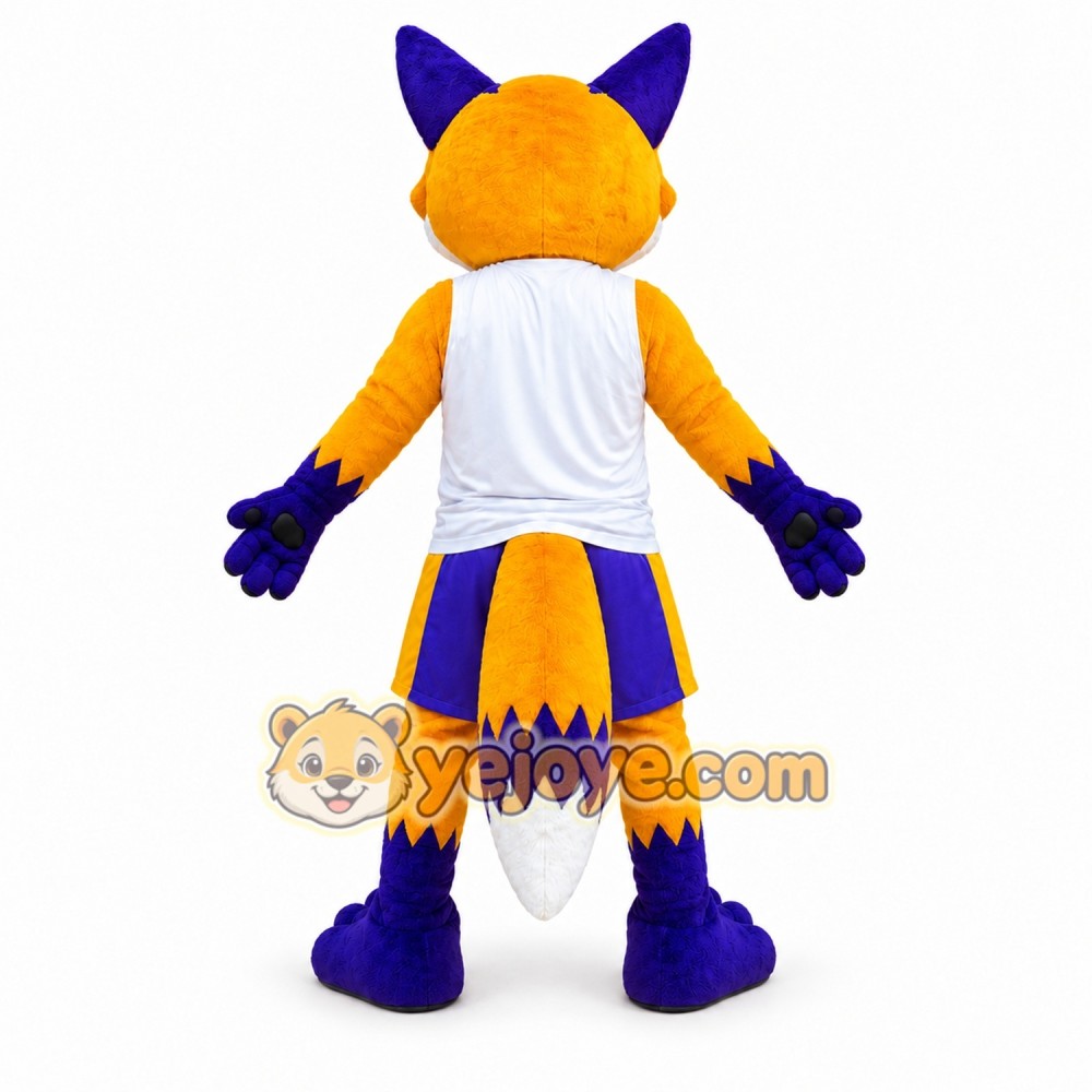 Yellow Fox Mascot Costume for Kids and Adults Yellow Fox Mascot Costume for Kids and Adults