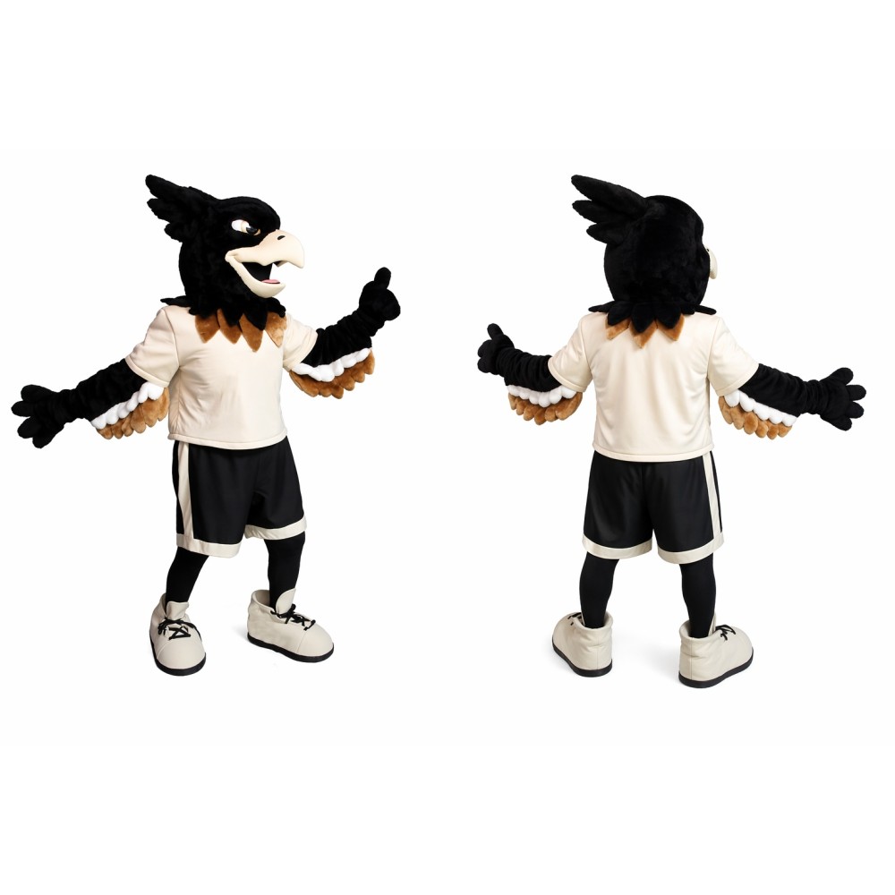 Brown Eagle Mascot Costume for Events and Performances