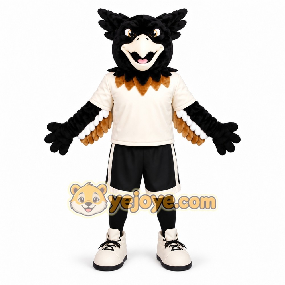 Brown Eagle Mascot Costume for Events and Performances Brown Eagle Mascot Costume for Events and Performances