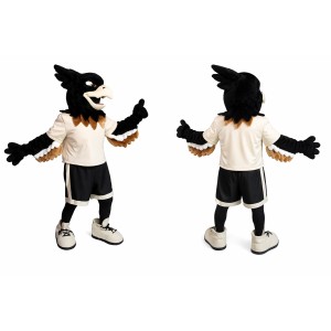 Brown Eagle Mascot Costume for Events and Performances