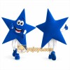 Blue Star Mascot Costume Blue Star Mascot Costume