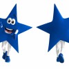 Blue Star Mascot Costume