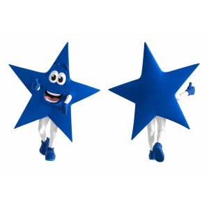 Blue Star Mascot Costume