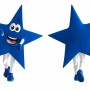 Blue Star Mascot Costume