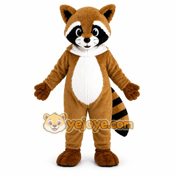 Brown Raccoon Mascot Costume for Adults Brown Raccoon Mascot Costume for Adults