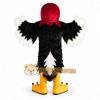Black and Red Bird Mascot Costume
