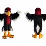 Black and Red Bird Mascot Costume