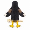 Peregrine Falcon Mascot Costume Black and Yellow Peregrine Falcon Mascot Costume Black and Yellow
