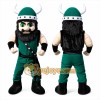 Green Viking Mascot Costume for Kids and Adults