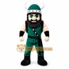 Green Viking Mascot Costume for Kids and Adults