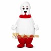 White and Red Bowling Ball Mascot Costume White and Red Bowling Ball Mascot Costume