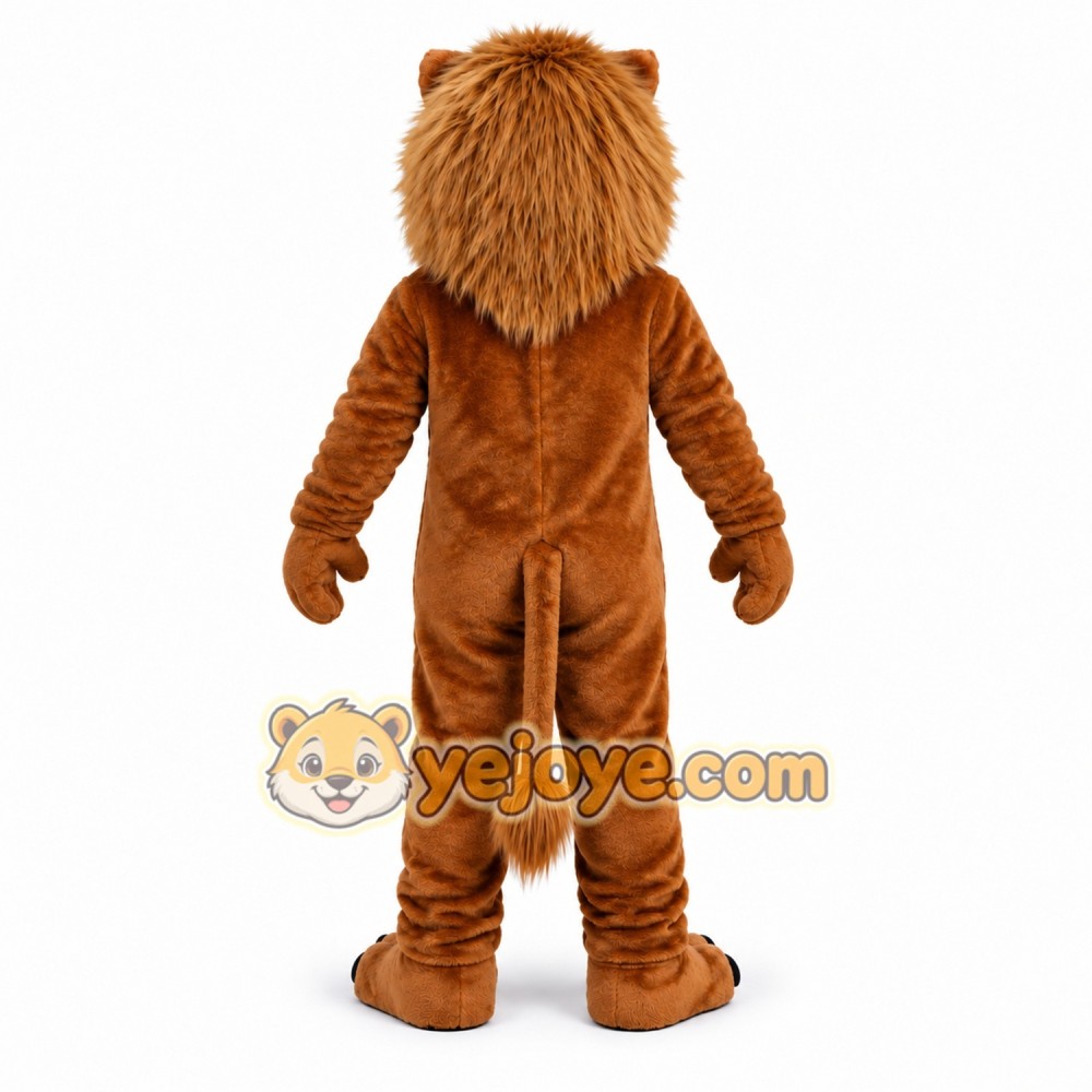 Brown Lion Mascot Costume for Kids and Adults Brown Lion Mascot Costume for Kids and Adults