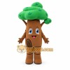 Brown Tree Mascot Costume with Green Leaves Brown Tree Mascot Costume with Green Leaves