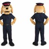 Blue Dog Police Mascot Costume