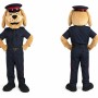 Blue Dog Police Mascot Costume