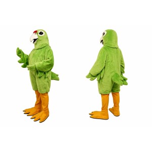 Green Parrot Mascot Costume