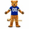 Blue Lion Mascot Costume with Cheerleader Jersey Blue Lion Mascot Costume with Cheerleader Jersey