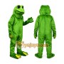 Green Frog Mascot Costume for Kids and Adults