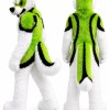 Green and White Husky Dog Mascot Costume for Events