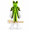 Green and White Husky Dog Mascot Costume for Events