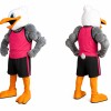 Pink Bird Mascot Costume