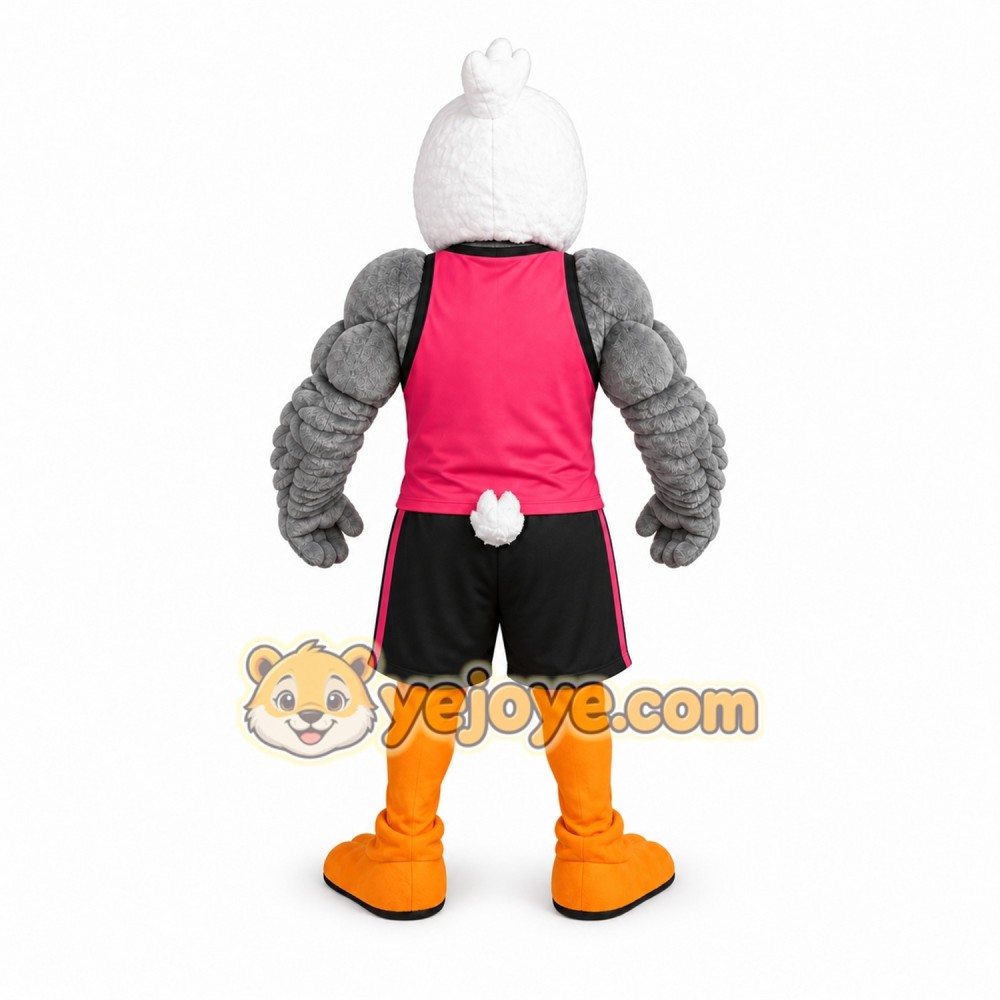 Pink Bird Mascot Costume Pink Bird Mascot Costume