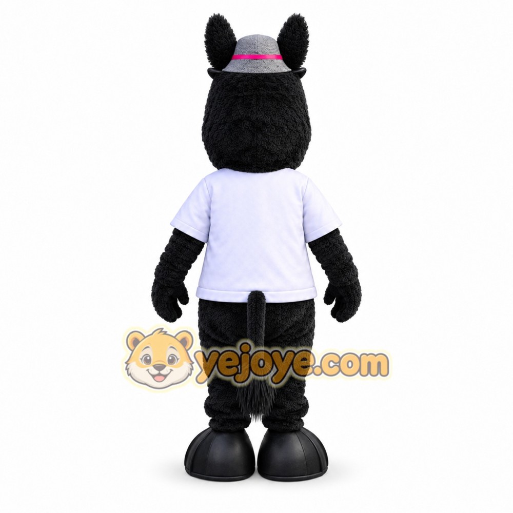 Black Horse Mascot Costume for Kids and Adults Black Horse Mascot Costume for Kids and Adults