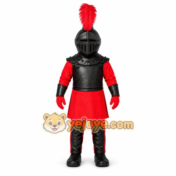 Red Knight Mascot Costume for Kids