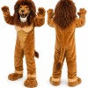 Brown Lion Mascot Costume for Kids and Adults