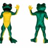 Green Frog Mascot Costume for Parties and Events
