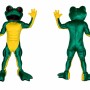 Green Frog Mascot Costume for Parties and Events