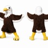 Brown Eagle Mascot Costume