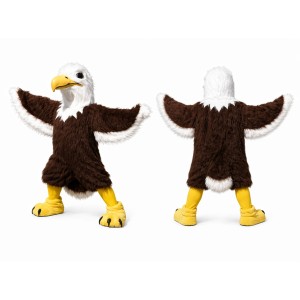 Brown Eagle Mascot Costume