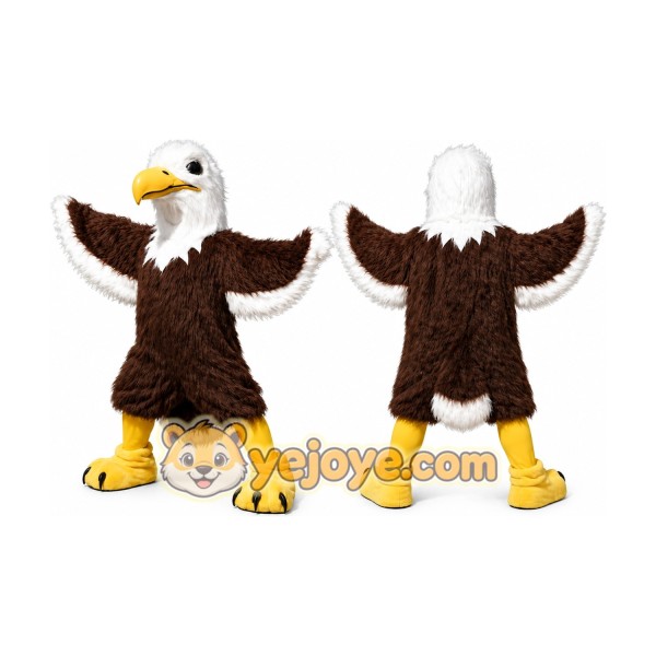 Brown Eagle Mascot Costume