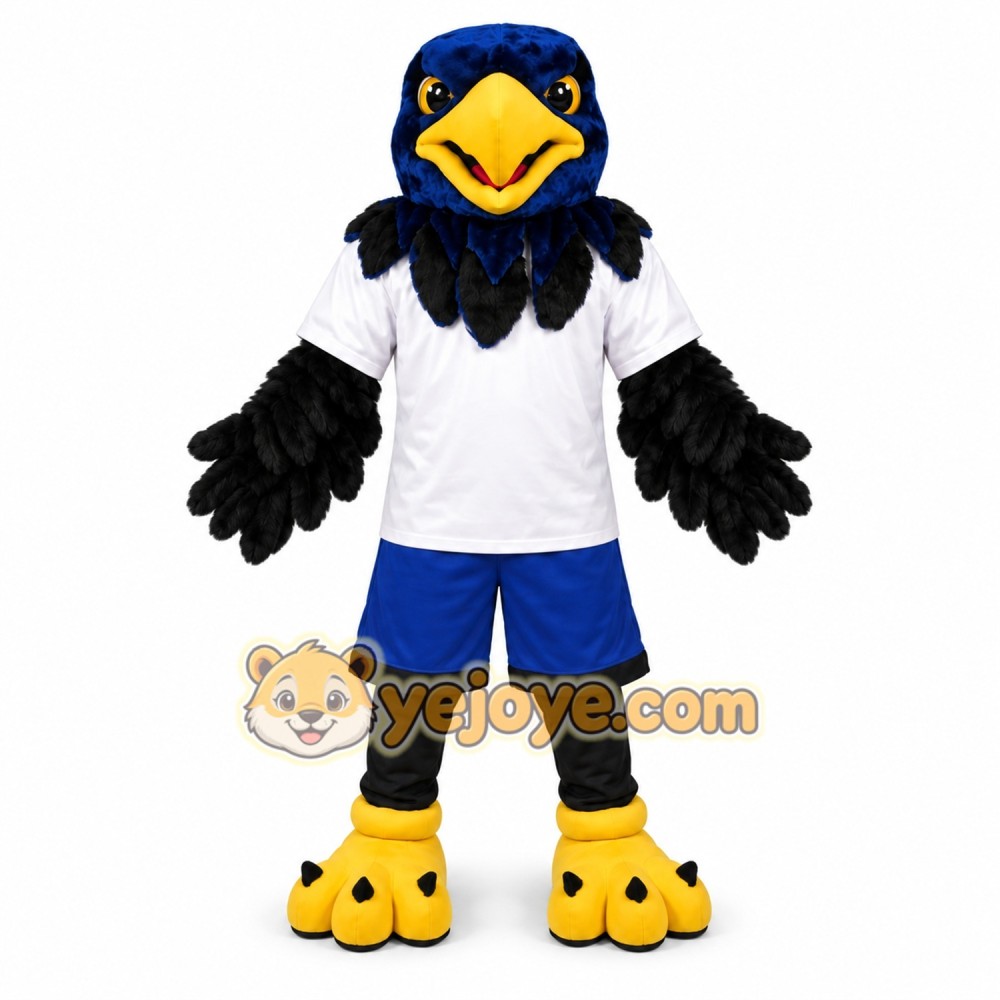 Blue Bird Eagle Mascot Costume for Events and Performances