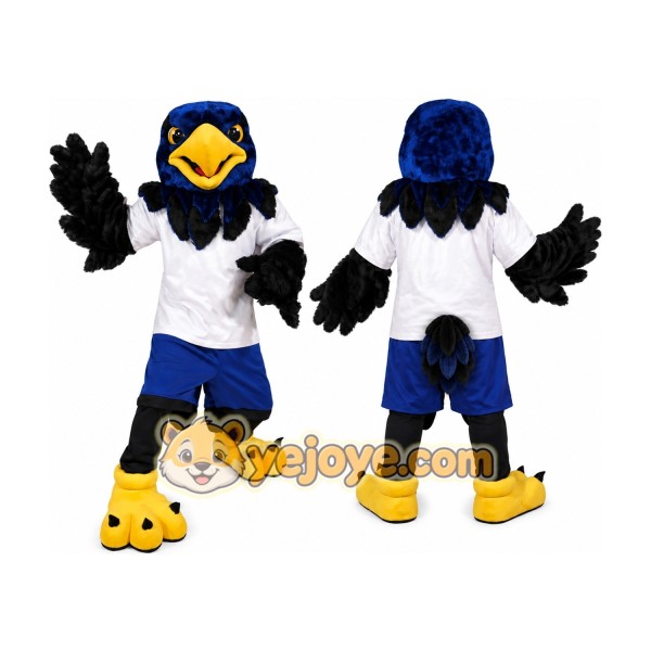 Blue Bird Eagle Mascot Costume for Events and Performances