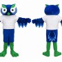 Blue Owl Mascot Costume