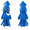Blue Squid Mascot Costume for Kids and Adults