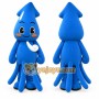 Blue Squid Mascot Costume for Kids and Adults