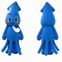 Blue Squid Mascot Costume for Kids and Adults