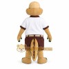 Brown Alligator Mascot Costume Brown Alligator Mascot Costume