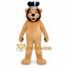 Lion Mascot Costume with Crown Brown Lion Mascot Costume with Crown Brown
