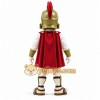 Warrior Mascot Costume with Red Cape and Helmet Warrior Mascot Costume with Red Cape and Helmet