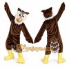 Brown Owl Mascot Costume for Parties and Events Brown Owl Mascot Costume for Parties and Events