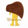 Brown Liver Mascot Costume for Parties Events Brown Liver Mascot Costume for Parties Events