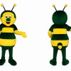 Green and Yellow Bee Mascot Costume