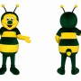 Green and Yellow Bee Mascot Costume