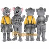 Gray Mouse Mascot Costume for Kids and Adults Gray Mouse Mascot Costume for Kids and Adults